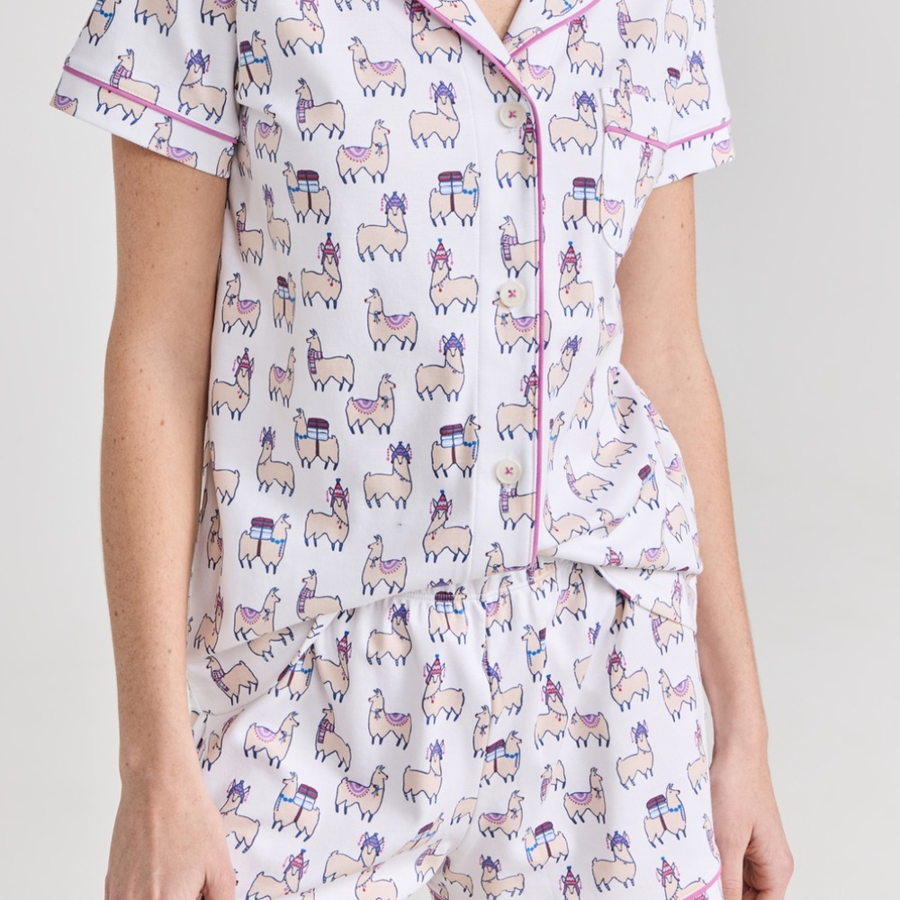 ROLLER RABBIT Pal-Paca llama pajama set